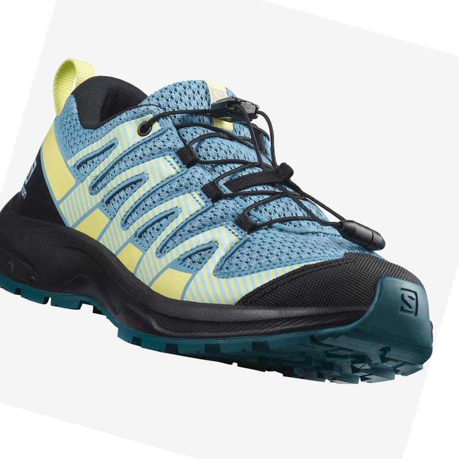 Salomon XA PRO V8 Trail Futócipő Gyerek Kék | HU 3594TCE